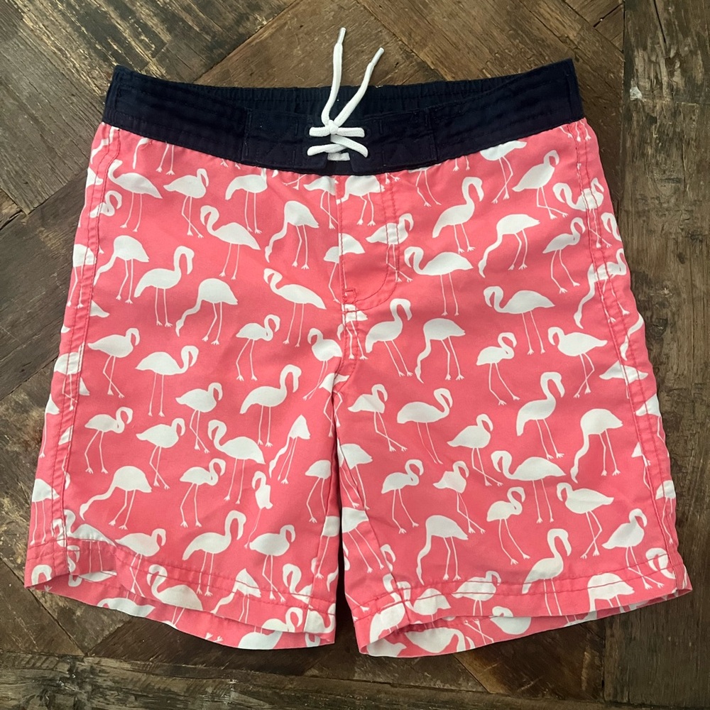 Janie and Jack Flamingo Swim Trunks size 3